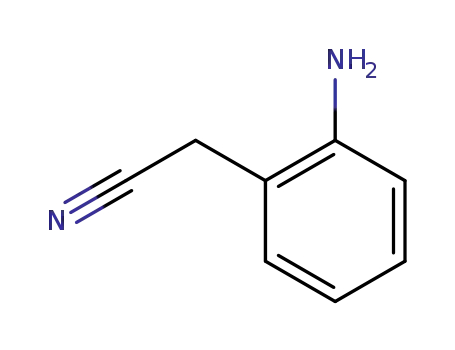 Molecular Structure of 2973-50-4 (2-Aminobenzyl cyanide)