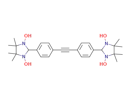 2-(4-{2-[4-(1,3-dihydroxy-4,4,5,5-tetramethyl-imidazolidine-2-yl)phenyl]ethynyl}phenyl)-4,4,5,5-tetramethylimidazolidine-1,3-diol