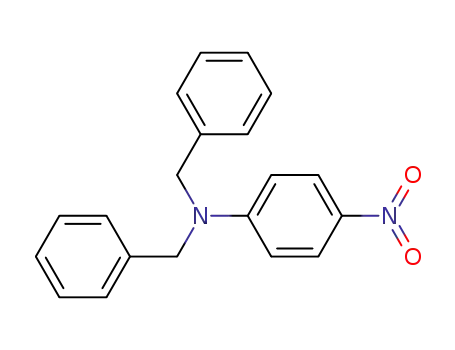 Molecular Structure of 65052-89-3 (Benzenemethanamine, N-(4-nitrophenyl)-N-(phenylmethyl)-)