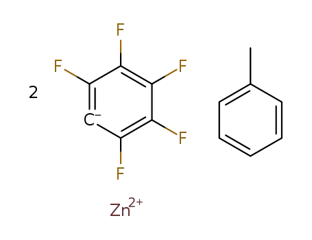 bis(pentafluorophenyl)zinc toluene monosolvate