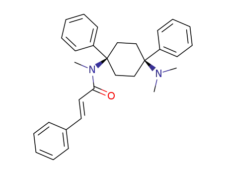 (E)-N-((1s,4s)-4-(dimethylamino)-1,4-diphenylcyclohexyl)-N-methylcinnamamide
