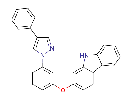 2-(3-(4-phenyl-1H-pyrazol-1-yl)phenoxy)-9H-carbazole