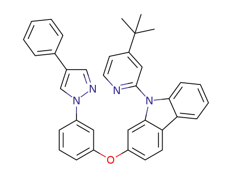 9-(4-tert-butylpyridin-2-yl)-2-(3-(4-phenyl-1H-pyrazol-1-yl)phenoxy)-9H-carbazole