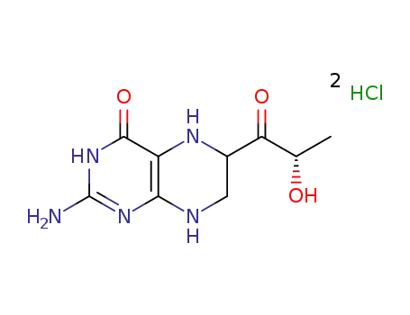 2-amino-6-(2S-2-hydroxypropionyl)-5,6,7,8-tetrahydro-3H-pteridin-4-one dihydrochloride