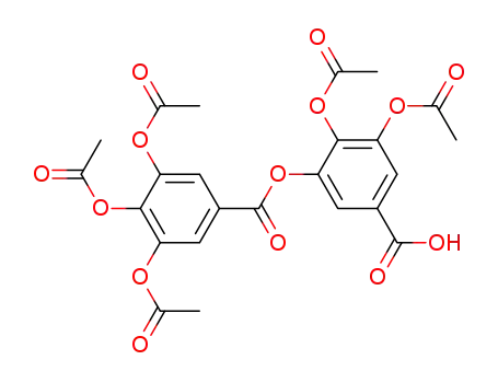 3,4-diacetoxy-5-(3,4,5-triacetoxy-benzoyloxy)-benzoic acid