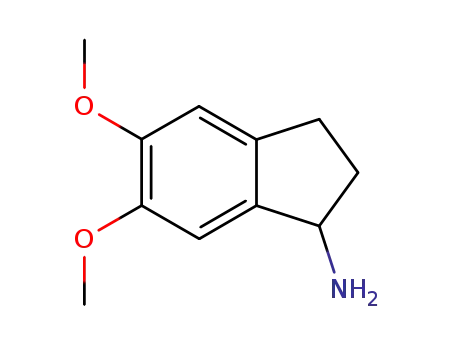 Molecular Structure of 91247-06-2 (5,6-DIMETHOXY-INDAN-1-YLAMINE)