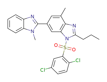 3-(2,5-dichlorophenylsulfonyl)-1,7-dimethyl-2-propyl-1H,3H-2,5-bibenzo[d]imidazole