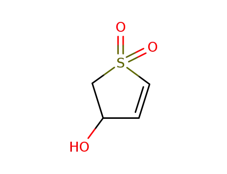 Molecular Structure of 6211-59-2 (2,3-dihydrothiophene-3-ol 1,1-dioxide)
