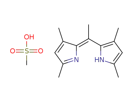 (2Z)-2-[1-(3,5-dimethyl-1H-pyrrol-2-yl)ethylidene]-3,5-di-methyl-2H-pyrrolium methanesulfonate