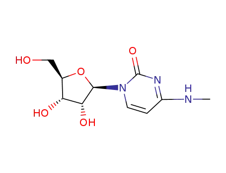 Molecular Structure of 10578-79-7 (N(4)-methylcytidine)