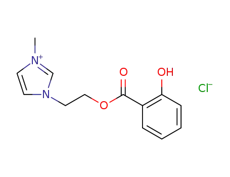 1-(2-((2-hydroxybenzoyl)oxy)ethyl)-3-methylimidazolium chloride
