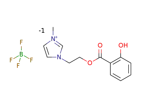 1-(2-((2-hydroxybenzoyl)oxy)ethyl)-3-methylimidazolium tetrafluoroborate