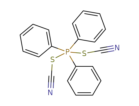 Molecular Structure of 66365-41-1 (Phosphorane, triphenyldithiocyanato-)