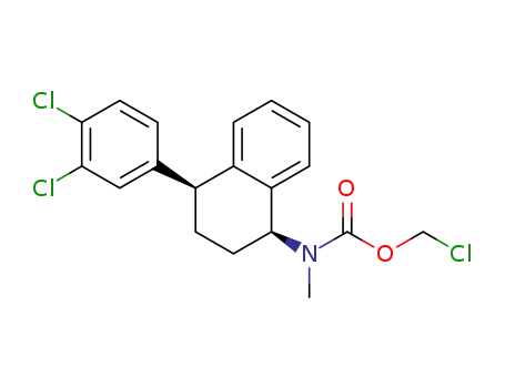 chloromethyl ((1S,4S)-4-(3,4-dichlorophenyl)-1,2,3,4-tetrahydronaphthalen-1-yl)(methyl)carbamate