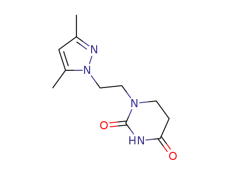 1-[2-(3,5-dimethyl-1H-pyrazol-1-yl)ethyl]hexahydropyrimidine-2,4-dione