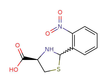 (2RS,4R)-2-(2-nitro-phenyl)-thiazolidine-4-carboxylic acid
