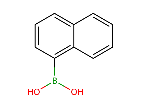 Molecular Structure of 13922-41-3 (1-Naphthylboronic acid)