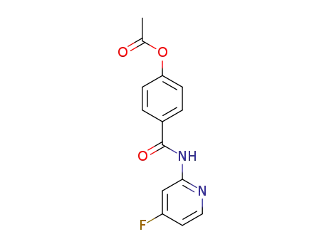 4-[(4-fluoropyridin-2-yl)carbamoyl]phenyl acetate