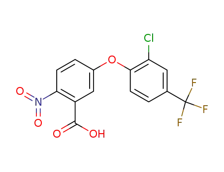 Molecular Structure of 50594-66-6 (Acifluorfen)