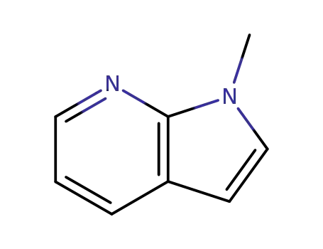 Molecular Structure of 27257-15-4 (1-Methyl-1H-pyrrolo[2,3-b]pyridine)
