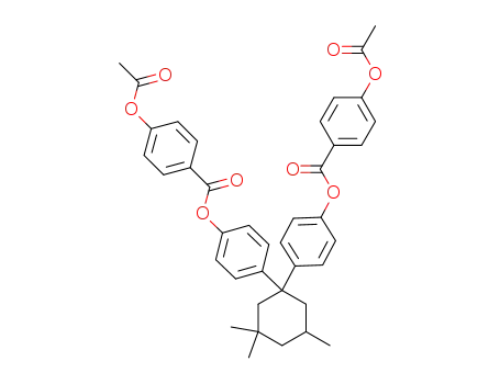 (3,3,5-trimethylcyclohexane-1,1-diyl)bis(1,4-phenylene)bis(4-acetoxybenzoate)