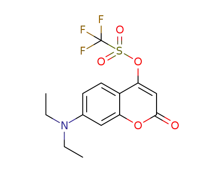 7-(diethylamino)-2-oxo-2H-chromen-4-yl trifluoromethanesulfonate