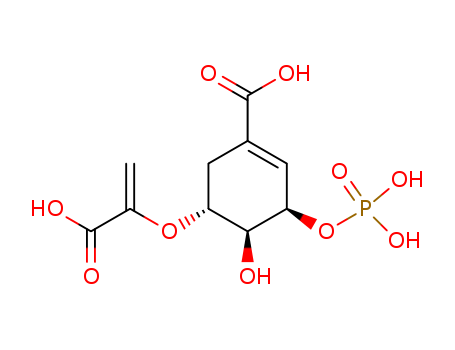 1-cyclohexene-1-carboxylic acid, 5-[(1-carboxyethenyl)oxy]-4-hydroxy-3-(phosphonooxy)-, (3R,4S,5R)-