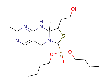 [9-(2-hydroxy-ethyl)-2,9a-dimethyl-5,9,9a,10-tetrahydro-pyrimido[4,5-d]thiazolo[3,4-a]pyrimidin-7-yl]-phosphonic acid dibutyl ester