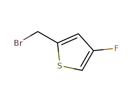 2-(bromomethyl)-4-fluorothiophene