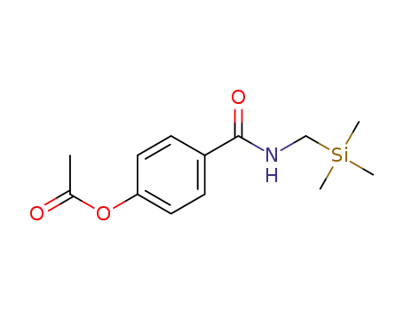 4-{[(trimethylsilyl)methyl]carbamoyl}phenyl acetate