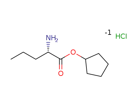 (S)-cyclopentyl 2-aminopentanoate hydrochloride