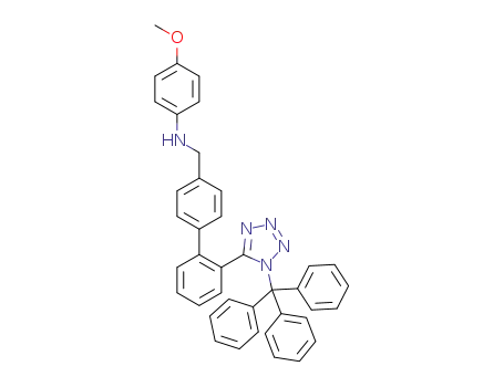 4-methoxy-N-((2'-(1-trityl-1H-tetrazol-5-yl)biphenyl-4-yl)methyl)aniline