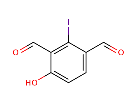 4-Hydroxy-2-iod-isophthalaldehyd