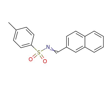 Molecular Structure of 17692-84-1 (Benzenesulfonamide, 4-methyl-N-(2-naphthalenylmethylene)-)