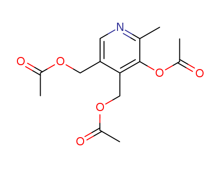 3,4-Pyridinedimethanol,5-(acetyloxy)-6-methyl-, 3,4-diacetate