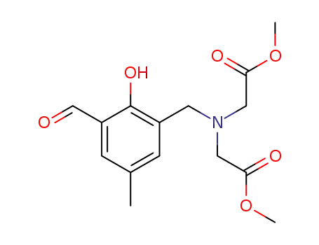 dimethyl 2,2′-((3-formyl-2-hydroxy-5-methylbenzyl)azanediyl)diacetate