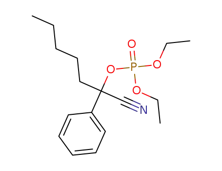 1-cyano-1-phenylhexyl diethylphosphate