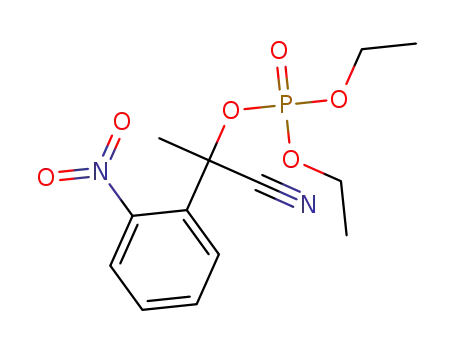 1-cyano-1-(2-nitrophenyl)ethyl diethylphosphate
