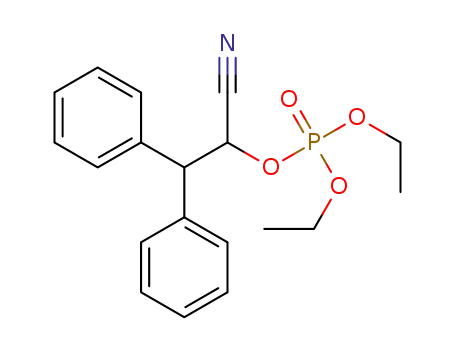 1-cyano-2,2-diphenylethyl diethylphosphate