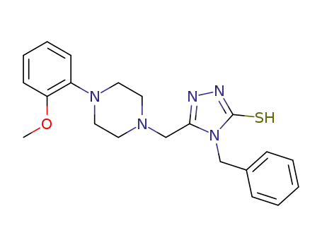 5-{[4-(2-methoxyphenyl)piperazin-1-yl]methyl}-4-benzyl-4H-1,2,4-triazole-3-thiol