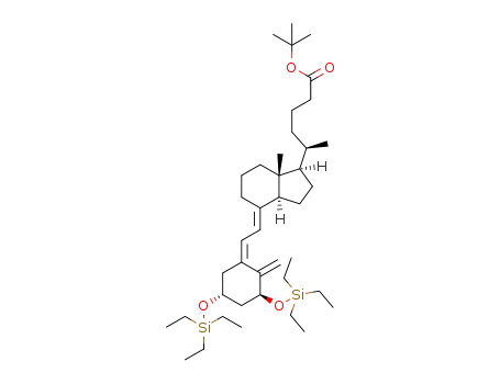 1α-[(triethylsilyl)oxy]-24-(tert-butoxycarbonyl)-25,26,27-trisnorvitamin D3 triethylsilyl ether