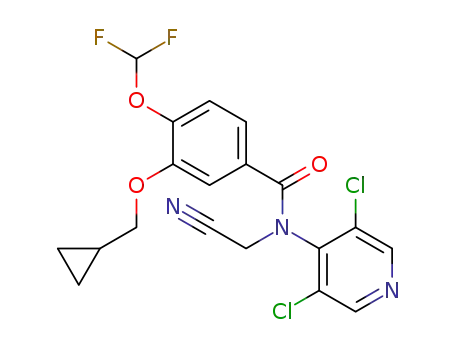 N-cyanomethyl-N-(3,5-dichloropyrid-4-yl)-3-cyclopropylmethoxy-4-difluoromethoxybenzamide