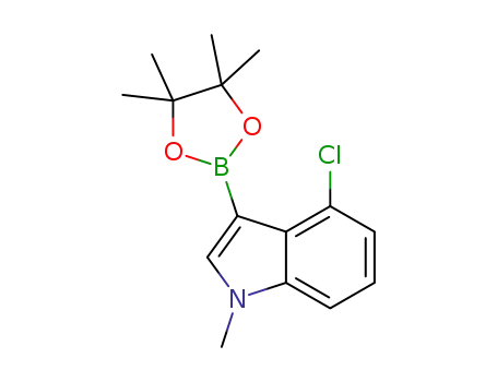 4-chloro-1-methyl-3-(4,4,5,5-tetramethyl-1,3,2-dioxaborolan-2-yl)-1H-indole