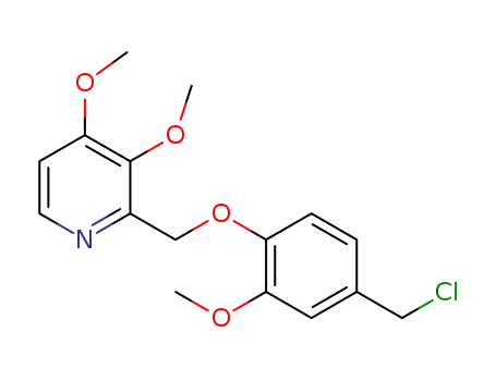2-((4-(chloromethyl)-2-methoxyphenoxy)methyl)-3,4-dimethoxypyridine