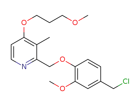 4-(3-methoxypropoxy)-2-((4-(chloromethyl)-2-methoxyphenoxy)methyl)-3-methylpyridine