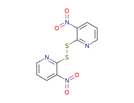 Molecular Structure of 4282-19-3 (2,2'-DITHIO-BIS(3-NITROPYRIDINE))