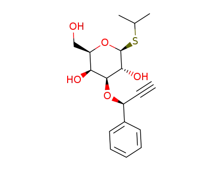 (2R,3S,4S,5R,6S)-2-(hydroxymethyl)-6-(isopropylthio)-4-(((S)-1-phenylprop-2-yn-1-yl)oxy)tetrahydro-2H-pyran-3,5-diol