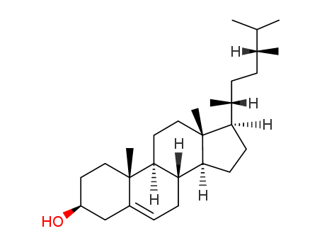 474-62-4,CAMPESTEROL,Campesterol(6CI);Ergost-5-en-3b-ol, (24R)- (8CI);(24R)-24-Methylcholest-5-en-3b-ol;(24R)-5-Ergosten-3b-ol;(24R)-Methylcholest-5-en-3b-ol;24(R)-Methylcholesterol;24a-Methyl-5-cholesten-3b-ol;24a-Methylcholesterol;Campasterol;Campesterin;NSC 224330;D5-24-Isoergosten-3b-ol;