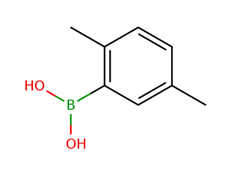 Molecular Structure of 85199-06-0 (2,5-Dimethylphenylboronic acid)