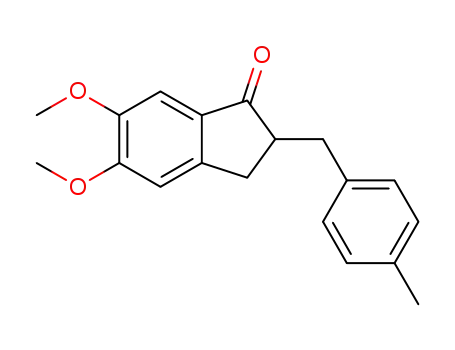 5,6-dimethoxy-2-(4-methylbenzyl)-2,3-dihydro-1H-inden-1-one